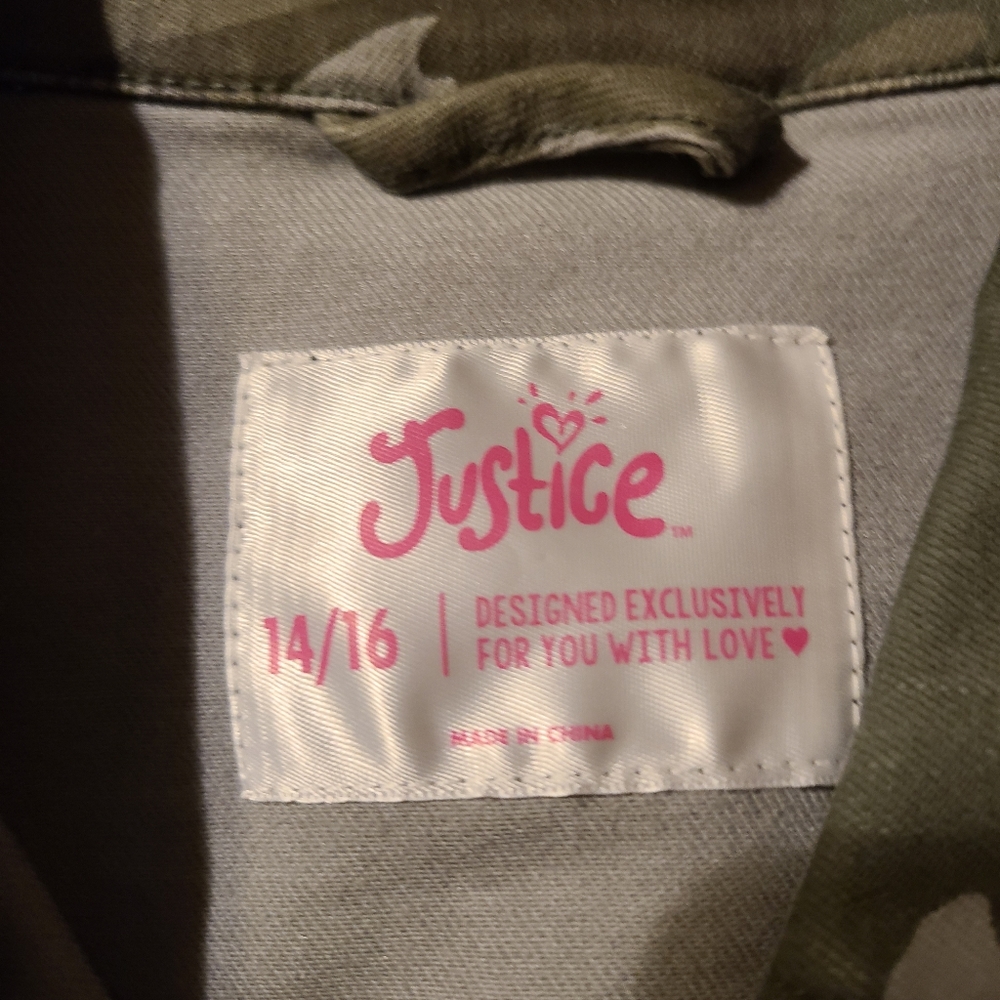 Justice camo jacket - Picture 3 of 4